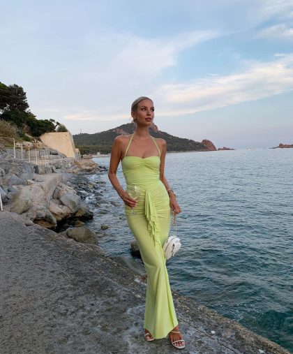 NATALIE ROLT Shontae Gown - Citron (HIRE) - Image 6