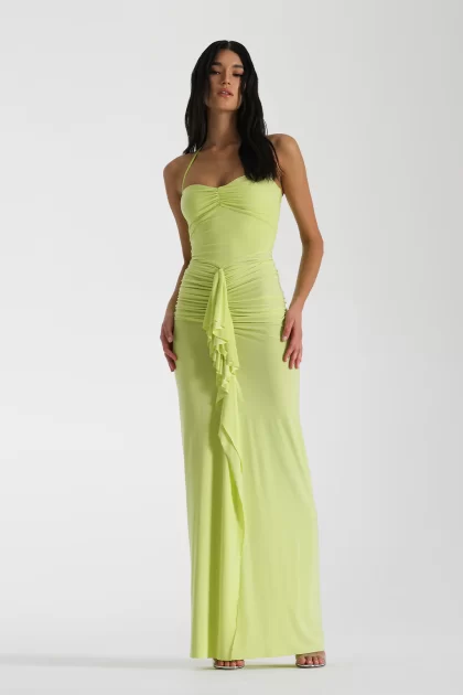 NATALIE ROLT Shontae Gown - Citron (HIRE) - Image 16