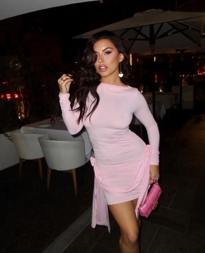 LIONESS Glory Mini Dress - Blush (HIRE)
