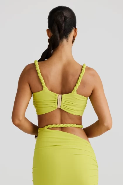 MELANI Ahria Crop - Chartreuse - Image 2