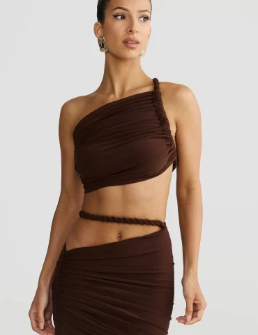 MELANI Licia Crop - Expresso Brown