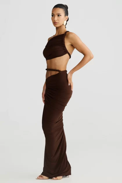 MELANI Licia Crop - Expresso Brown - Image 4
