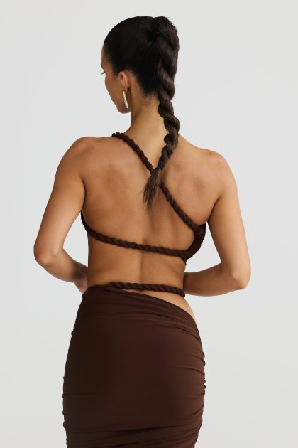 MELANI Licia Crop - Expresso Brown - Image 2
