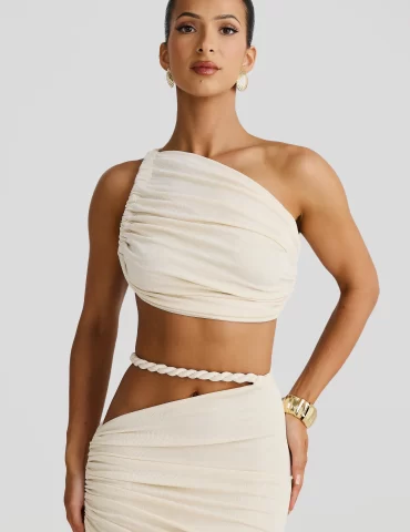 MELANI Licia Crop - Pearl Marble