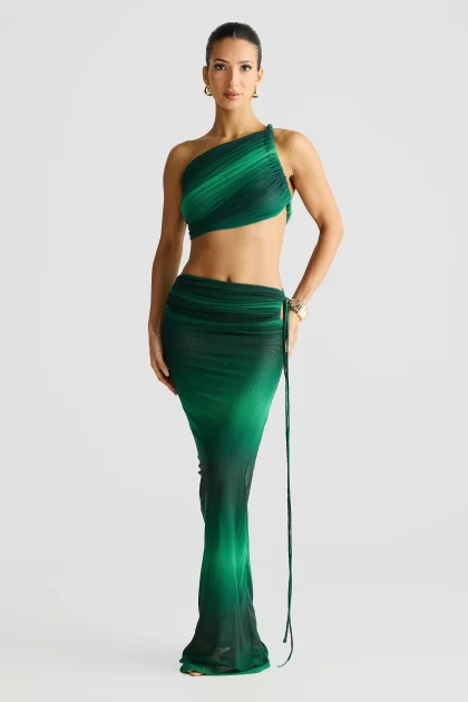 MELANI Licia Crop - Emerald Ombre - Image 2