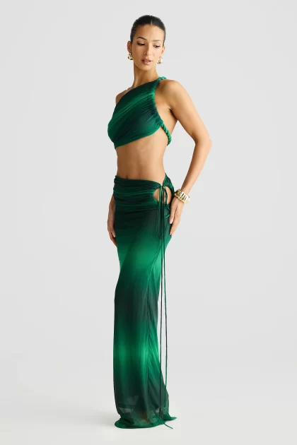 MELANI Licia Crop - Emerald Ombre - Image 3
