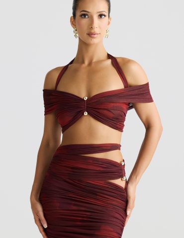 MELANI Ella Crop - Marble