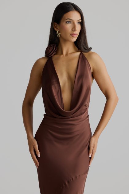 MELANI Josefina Gown - Espresso Brown - Image 3