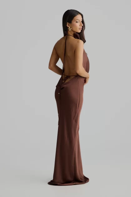 MELANI Josefina Gown - Espresso Brown - Image 2