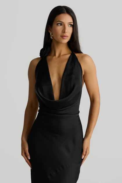 MELANI Josefina Gown - Black - Image 3